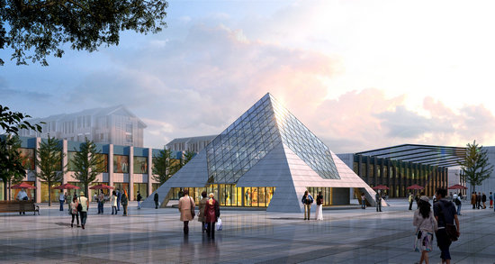 延安金字塔网架